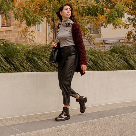 Blundstone | Water resistant | LACE UP BOOTS - BORDEAUX BRUSH | size 7.5 - Picture 3 of 8